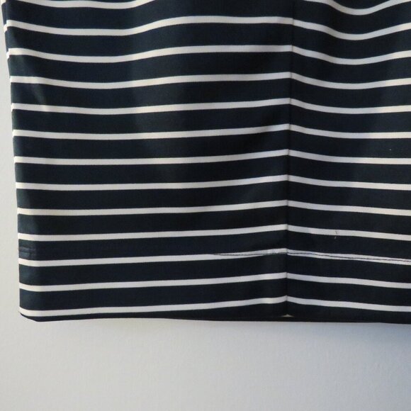HEIDI MERRICK Kubo Navy White Striped Pencil Skirt Coastal Preppy - Size S - Picture 11 of 14